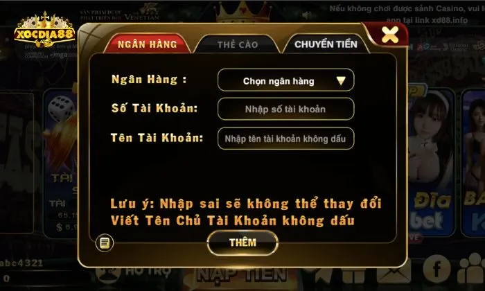 Cam kết hệ thống giao dịch tài chính minh bạch, nhanh chóng